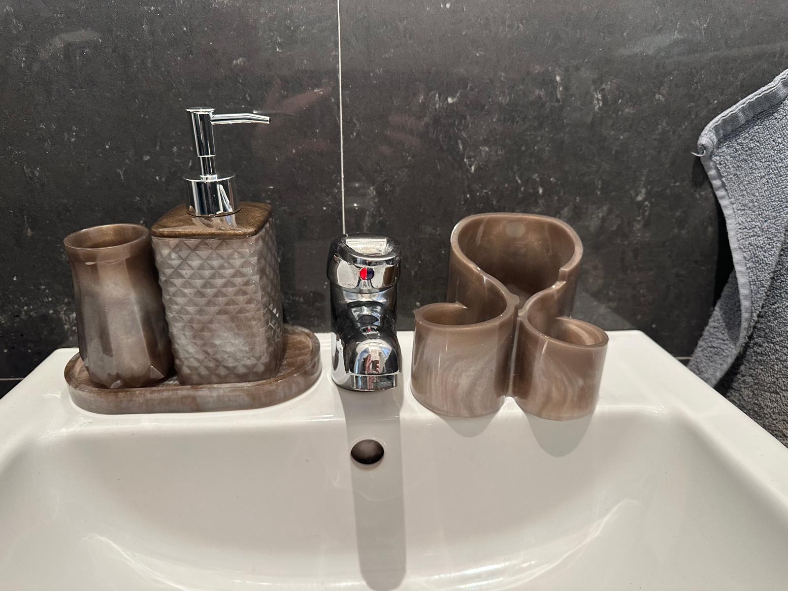 Badezimmer Set Braun