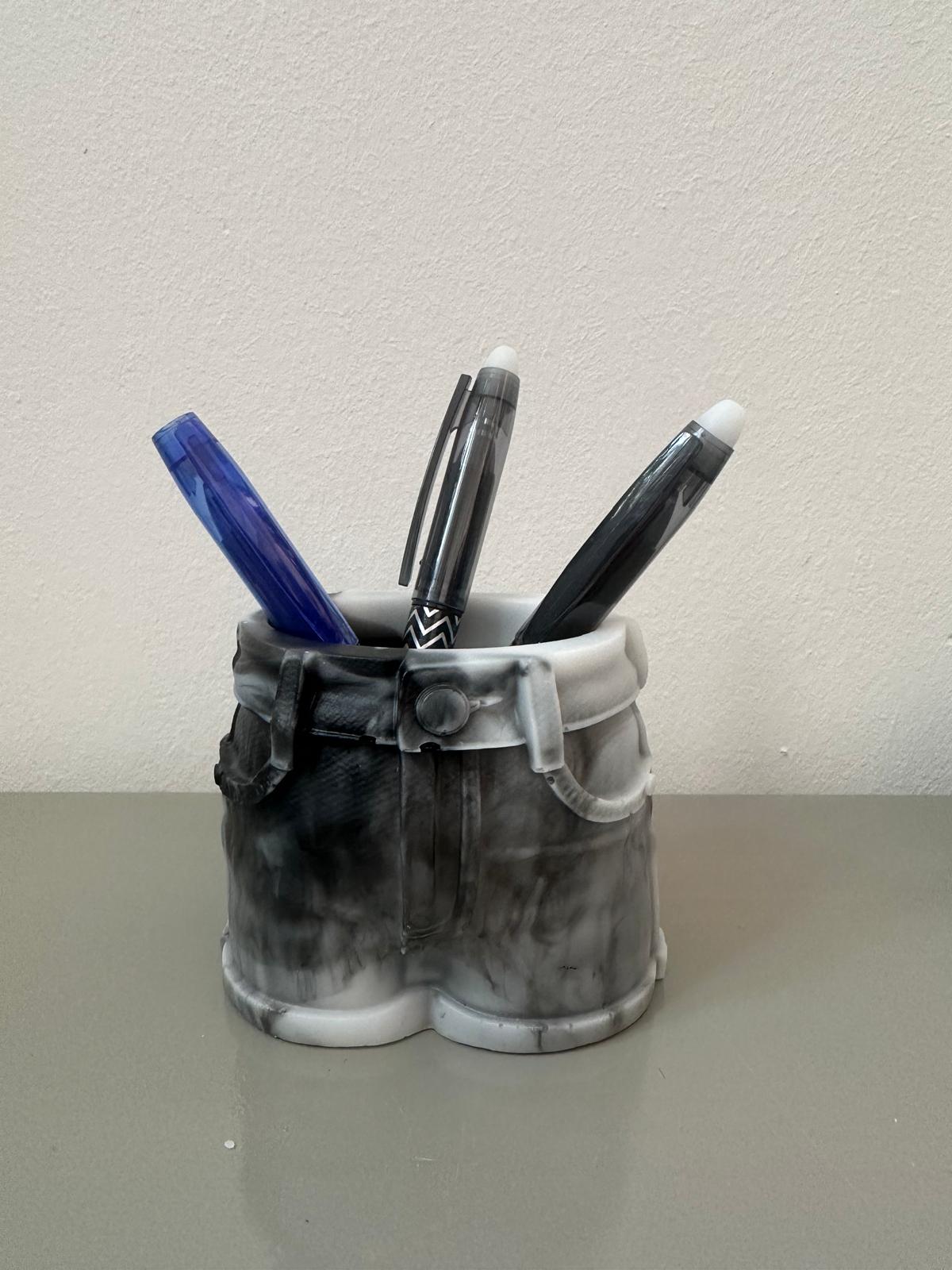 Deko Lederschon Schale Schwarz Weiss