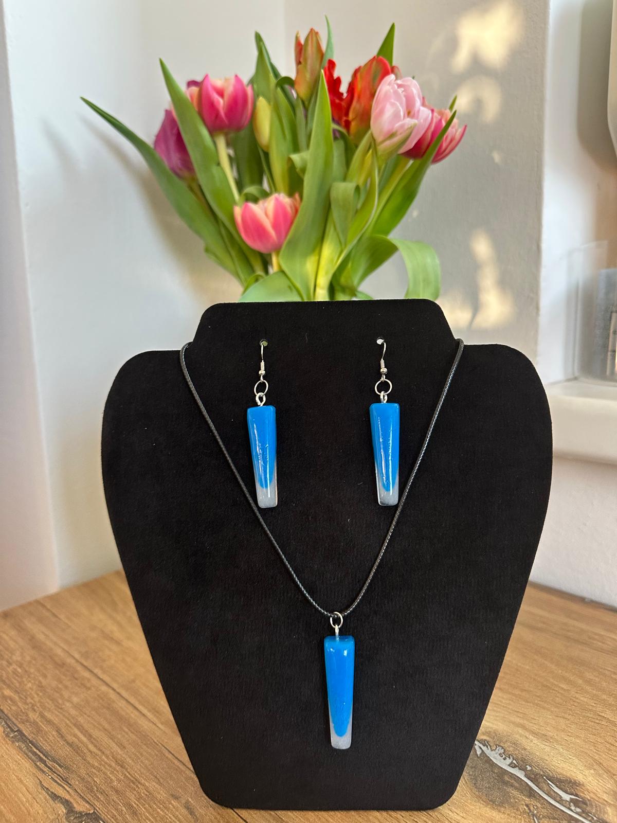 Schmuck Set Blau